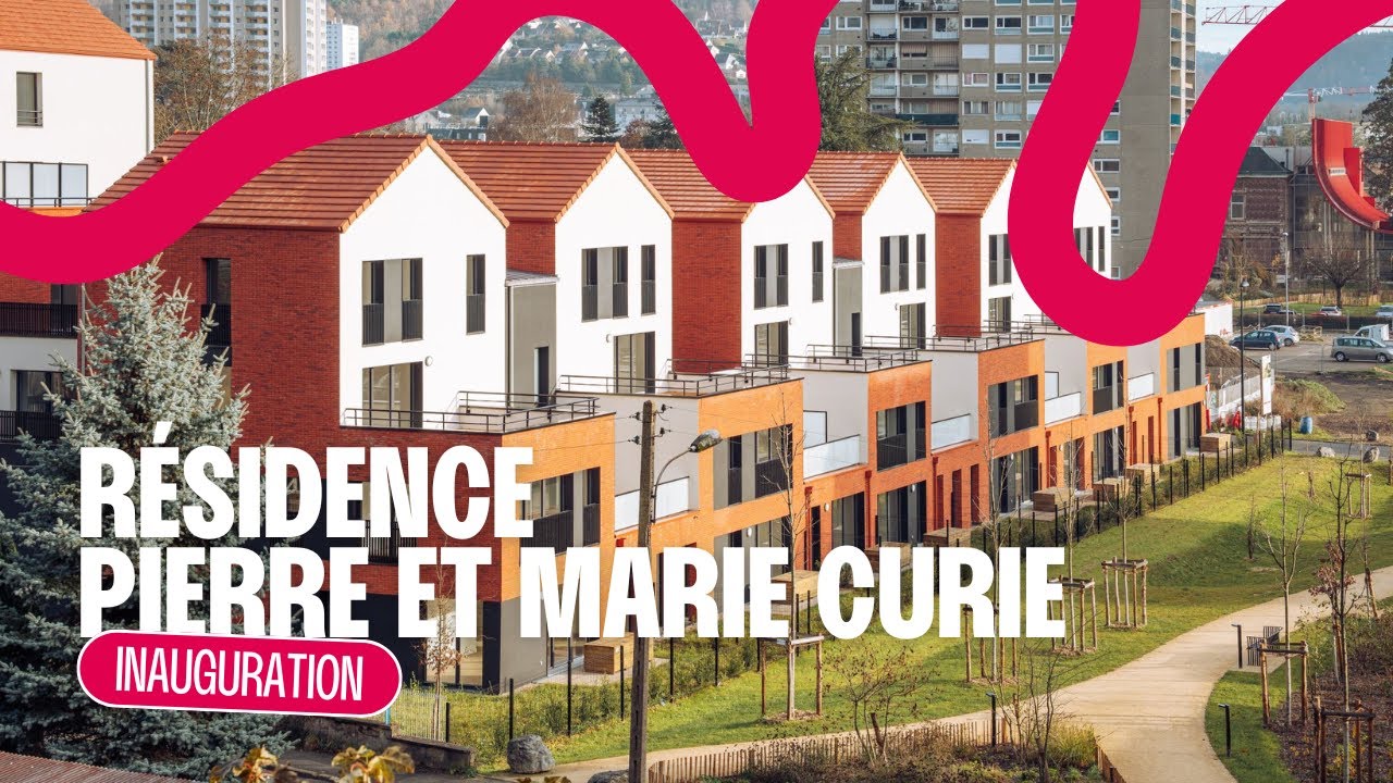 Maromme - Inauguration de la Résidence Pierre et Marie Curie